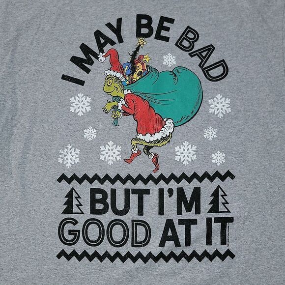 Grinch Christmas Short Sleeve Tee Tshirt by Delta Pro Weight Size XXL 2XL - Picture 3 of 6